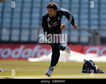 Cricket - England Nets Session - Riverside. Englands Graham Onions während der Nets-Sitzung am Riverside, Chester-Le-Street, Durham. Stockfoto