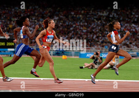 Leichtathletik - Olympische Spiele Athen 2004 - Frauen 200m - Semi Final One Stockfoto