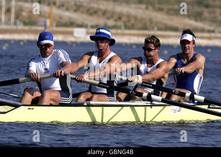 Rudern - Olympische Spiele Athen 2004 - Großbritannien-Schulung Stockfoto