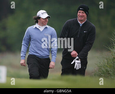 Golf - öffnen Sie die 3 Iren - Tag eins - Grafschaft Louth Golfclub Stockfoto