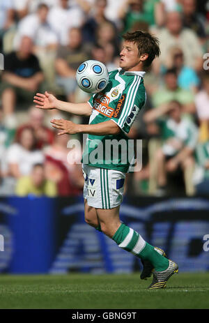 Fußball - Österreichische Bundesliga - Rapid Vienna / SV Red Bull Salzburg - Gerhard-Hanappi Stadion. Hannes Eder, Rapid Wien Stockfoto