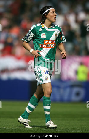 Fußball - Österreichische Bundesliga - Rapid Vienna / SV Red Bull Salzburg - Gerhard-Hanappi Stadion. Yasin Pehlivan, Rapid Wien Stockfoto