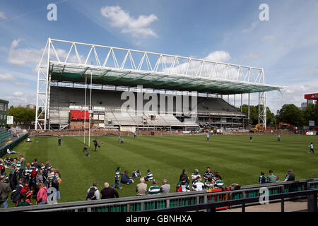 Rugby-Union - Heineken Cup - Viertelfinale - Leicester Tigers V Bath Rugby - The Walkers Stadium Stockfoto