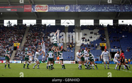 Rugby-Union - Heineken Cup - Viertelfinale - Leicester Tigers V Bath Rugby - The Walkers Stadium Stockfoto