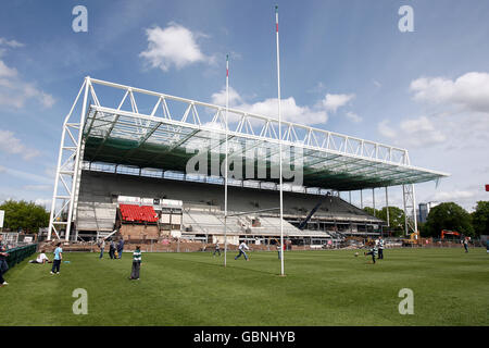 Rugby-Union - Heineken Cup - Viertelfinale - Leicester Tigers V Bath Rugby - The Walkers Stadium Stockfoto