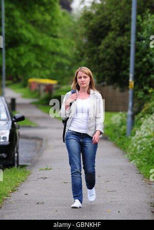 Claudia Lawrence Crimewatch Wiederaufbau Stockfoto