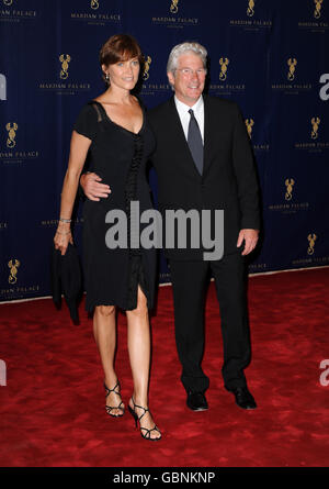 Mardan Palace Grand Opening - Türkei. Richard Gere und seine Frau Carey Lowell kommen zur Eröffnungsparty des Mardan Palace Hotels in Antalya, Türkei. Stockfoto