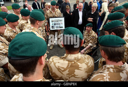 Marines geehrt Stockfoto