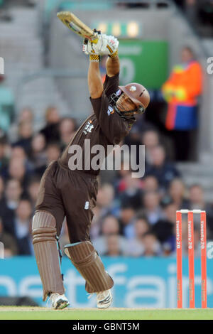 Cricket - Twenty20 Cup 2009 - South Division - Surrey Brown Caps gegen Sussex Sharks - The Brit Oval. Usman Afzaal, Surrey Brown Caps Stockfoto