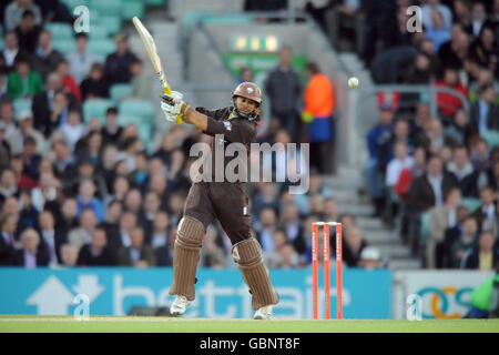 Cricket - Twenty20 Cup 2009 - South Division - Surrey Brown Caps gegen Sussex Sharks - The Brit Oval. Usman Afzaal, Surrey Brown Caps Stockfoto