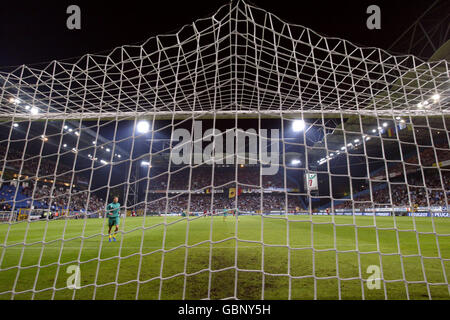 Fußball - FIFA Fußball-Weltmeisterschaft 2006 Qualifikation - Gruppe Sieben - Belgien - Litauen. Stade du Pays de Charleroi Stockfoto