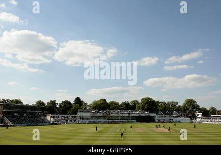 Cricket - Twenty20 Cup 2009 - Midlands/West/Wales Division - Worcestershire Royals / Northamptonshire Steelbacks - New Road. Eine allgemeine Sicht auf die Aktion Stockfoto