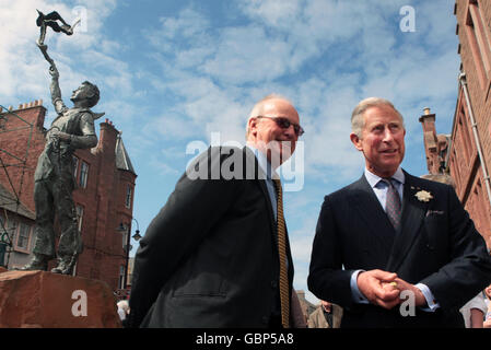 Prinz Charles in Schottland Stockfoto