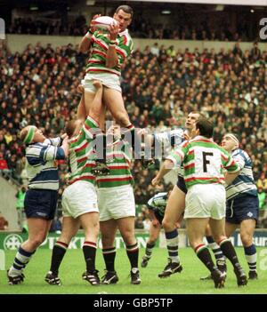 Rugby-Union - Pilkington-Cup - Finale - Leicester Tigers V Verkauf Stockfoto