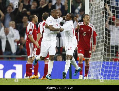 Fußball - WM 2010 - Qualifikationsrunde - Gruppe Six - England V Andorra - Wembley-Stadion Stockfoto