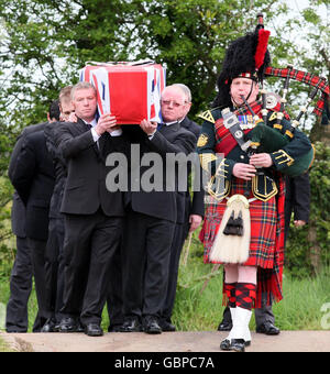 CPL Sean Binnie Beerdigung Stockfoto