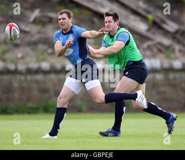 Rugby-Union - Schottland Sevens Trainingseinheit - Murrayfiled Stockfoto