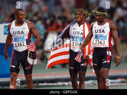 Leichtathletik - Olympische Spiele Athen 2004 - Herren 200m - Finale Stockfoto