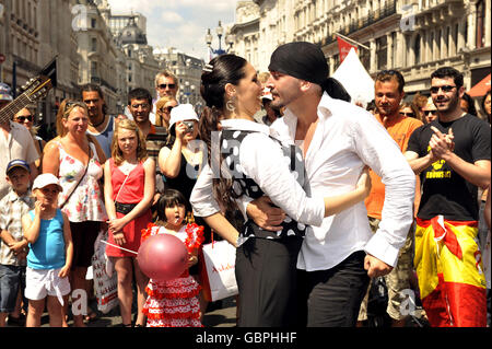 Geschmack von Spanien-Festival Stockfoto