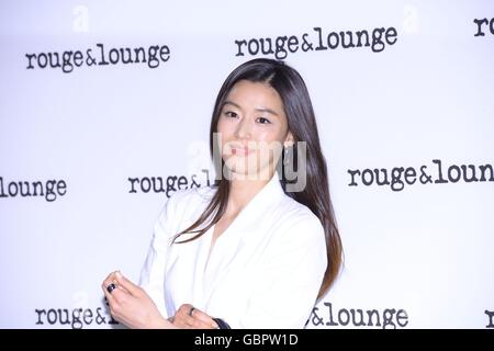 Seoul, Korea. 6. Juli 2016. Jun Ji-Hyun fördert für Rouge & Lounge in Seoul, Korea am 6. Juli 2016. (China und Korea Rechte heraus) © TopPhoto/Alamy Live-Nachrichten Stockfoto