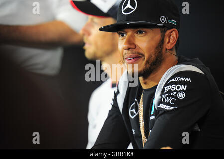 Silverstone im Vereinigten Königreich. 7. Juli 2016. British Grand Prix Formel 1, Silverstone im Vereinigten Königreich. Bildnachweis: Kevin Bennett/Alamy Live-Nachrichten Stockfoto