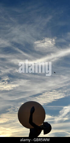 Karlovy Vary, Tschechien. 7. Juli 2016. Atmosphäre während der 51. internationalen Filmfestival Karlovy Vary in Karlsbad, Tschechische Republik, 7. Juli 2016. © Slavomir Kube es/CTK Foto/Alamy Live-Nachrichten Stockfoto