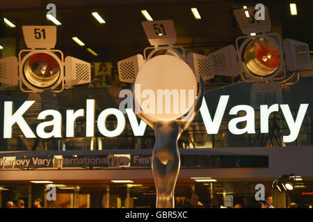 Karlovy Vary, Tschechien. 7. Juli 2016. Atmosphäre während der 51. internationalen Filmfestival Karlovy Vary in Karlsbad, Tschechische Republik, 7. Juli 2016. © Slavomir Kube es/CTK Foto/Alamy Live-Nachrichten Stockfoto