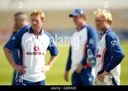 Cricket - NatWest Challenge - England V Indien - England-Netze Stockfoto