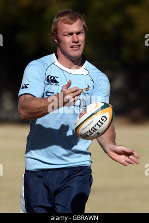 Rugby Union - South Africa Training Session - Fourways High School. Der südafrikanische Schalk Burger während des Trainings an der Fourways High School, Johannesburg, Südafrika. Stockfoto