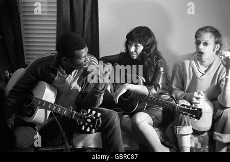 Buffy Sainte-Marie, Taj Mahal und Fritz Richmond Stockfoto