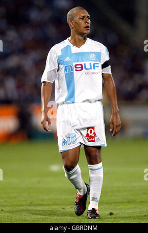 Fußball - Französische Premiere Division - Olympique Marseille gegen Metz. Eduardo Costa, Olympique Marseille Stockfoto