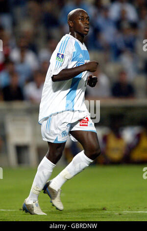 Fußball - Französische Premiere Division - Olympique Marseille gegen Metz. Habib Bamogo, Olympique Marseille Stockfoto