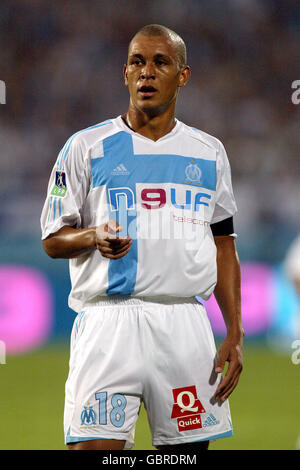 Fußball - Französische Premiere Division - Olympique Marseille gegen Metz. Eduardo Costa, Olympique Marseille Stockfoto