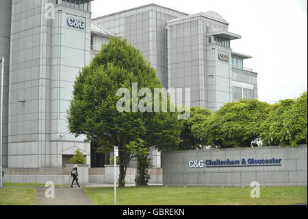 Eine allgemeine Ansicht des Cheltenham & Gloucester Hauptquartiers auf Barnett Way, Gloucester. Stockfoto