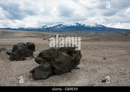 Vulkan Hekla, Straße 26, Island Stockfoto