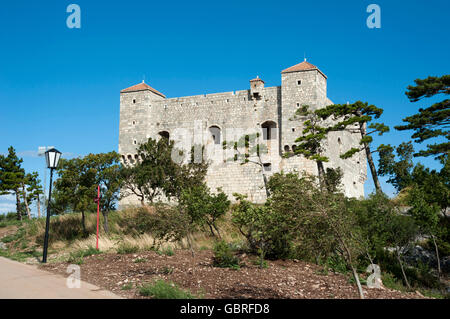 Festung Nehaj Senj, Dalmatien, Kroatien / Adria Stockfoto