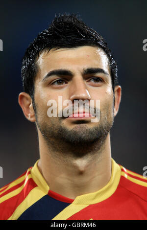 Fußball - Confederations Cup 2009 - Gruppe A - Spanien - Südafrika - Free State Stadium. Raul Albiol, Spanien Stockfoto