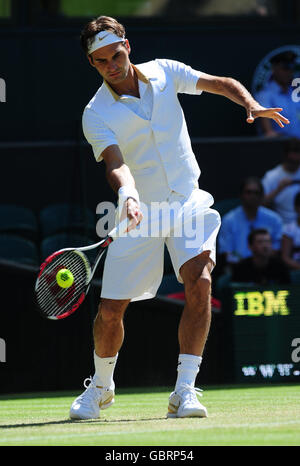 Tennis - Wimbledon Championships 2009 - Tag 3 - der All England Lawn-Tennis and Croquet Club Stockfoto