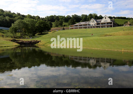 The Celtic Manor Wales Open 2009 - Round One - The Celtic Manor Resort. Gesamtansicht des Celtic Manor Resort. Stockfoto