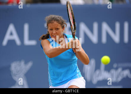 Tennis - Liverpool International Tournament 2009 - Tag Vier - Calderstones Park. Die britische Laura Robson erleidet im Finale des Liverpool International Tennis Tournament eine Niederlage Stockfoto