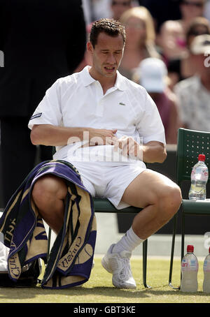 Tennis - Wimbledon Championships 2009 - Tag 3 - der All England Lawn-Tennis and Croquet Club Stockfoto