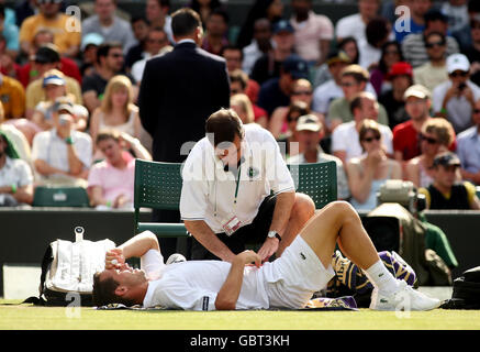 Tennis - Wimbledon Championships 2009 - Tag 3 - der All England Lawn-Tennis and Croquet Club Stockfoto