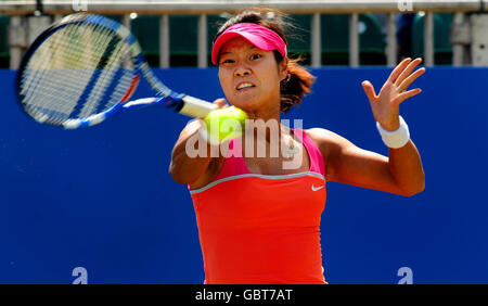 Chinas Na Li in Aktion am fünften Tag des AEGON Classic im Edgbaston Priory, Birmingham. Stockfoto