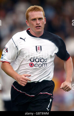 Fußball - FA Barclays Premiership - Fulham / Arsenal. Mark Pembridge, Fulham Stockfoto