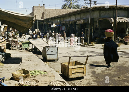 Geographie / Reisen, Irak, Bagdad, Straßenszene, 1955, Additional-Rights-Clearences-not available Stockfoto