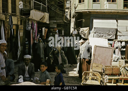 Geographie / Reisen, Irak, Bagdad, Straßenszene, 1955, Additional-Rights-Clearences-not available Stockfoto