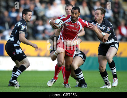 Rugby League - Engage Super League - Hull FC V Salford Stadt-Rottöne - KC Stadium Stockfoto