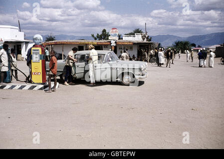 Geographie / Reisen, Sambia, Transport / Transport, Shell Tankstelle, 1960, zusätzliche-Rechte-Clearences-nicht verfügbar Stockfoto