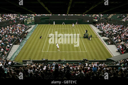 Tennis - Wimbledon Championships 2009 - Tag eins - der All England Lawn-Tennis and Croquet Club Stockfoto