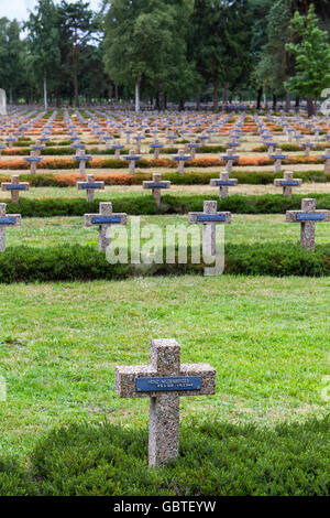 deutschen ersten Weltkrieg Soldaten Friedhof Belgien Stockfoto